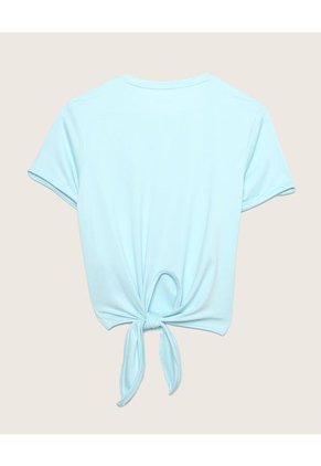 Camiseta Para Niña Manga Corta Color Azul Claro Marca Patprimo #86090335