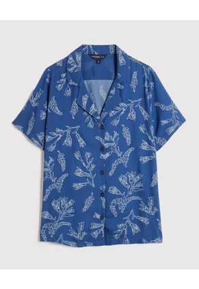 Pijama  Para Mujer M/C P/L Color Azul Marca Patprimo #30040312