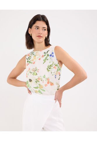 Blusa Para Mujer Manga Sisa Color Blanco Marca Patprimo #30123383 Patprimo