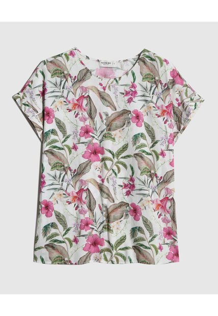 Blusa Para Mujer Manga Corta Color Blanco Marca Patprimo #30123395