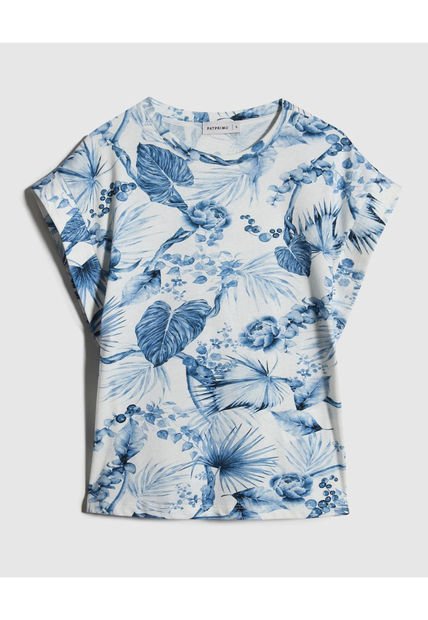 Camiseta Para Mujer Manga Sisa Color Blanco Marca Patprimo #30093607