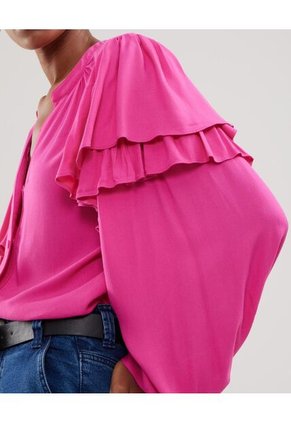 Blusa Para Mujer Manga Larga Color Rosa Marca Patprimo #30123266