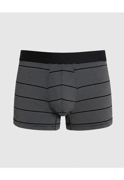 Bóxer Ajustado De Cintura Elástica  X1 Para Hombre Negro Patprimo