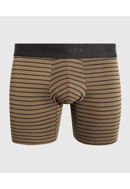 Pantaloncillo Para Hombre Boxer Fleat Seamer Medio Color Café Marca Patprimo #44000201