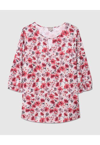 Blusa Para Mujer Manga 3/4 Color Blanco Marca Patprimo #14121321 Patprimo