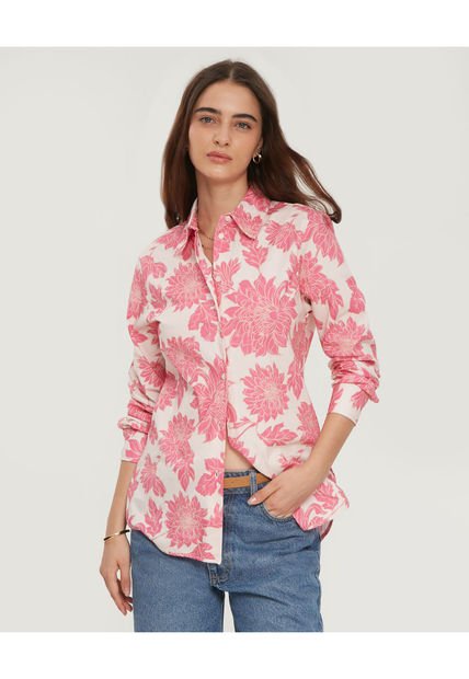 Camisa Para Mujer Manga Larga Color Rosado Marca Patprimo #30010588