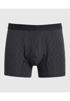 Bóxer Medio Con Estampado X1 Para Hombre Negro Patprimo