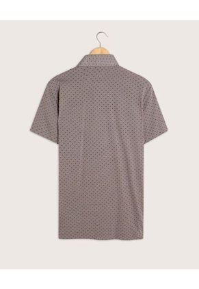 Polo  Para Hombre Cuello Maquina Con Bolsillo Color Gris Marca Patprimo #44110981