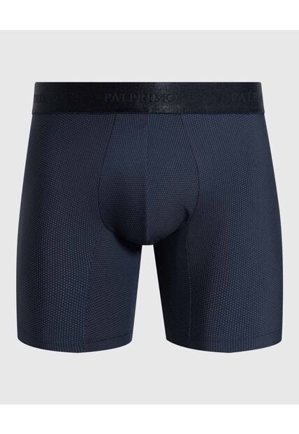 Bóxer Medio Con Micropuntos  X1 Para Hombre Azul Patprimo