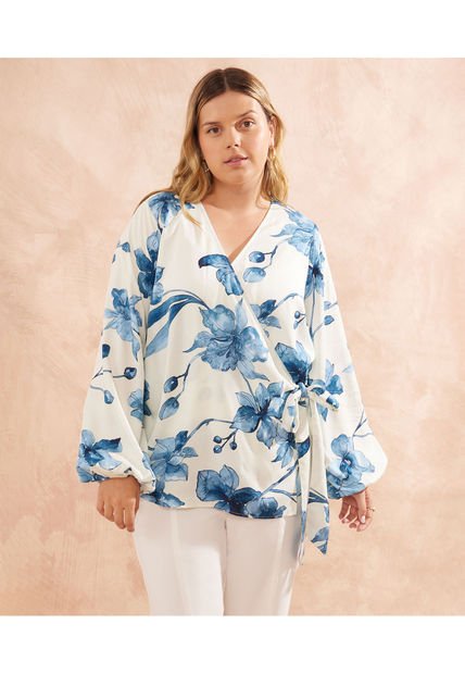 Blusa Para Mujer Manga Larga Color Blanco Marca Patprimo #14121337