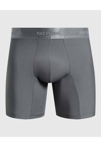 Bóxer Medio Con Micropuntos  X1 Para Hombre Gris Patprimo Patprimo