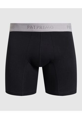 Bóxer Medio En Tono Sólido  X1 Para Hombre Negro Patprimo Patprimo