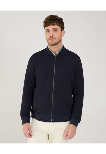 Buzo Para Hombre Bomber Color Azul Oscuro Marca Patprimo #44060299