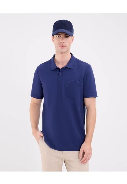 Polo  Para Hombre Cuello Tejido Con Bolsillo Color Azul Marca Patprimo #44111313