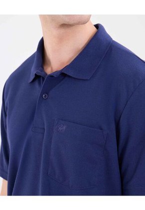Polo  Para Hombre Cuello Tejido Con Bolsillo Color Azul Marca Patprimo #44111313