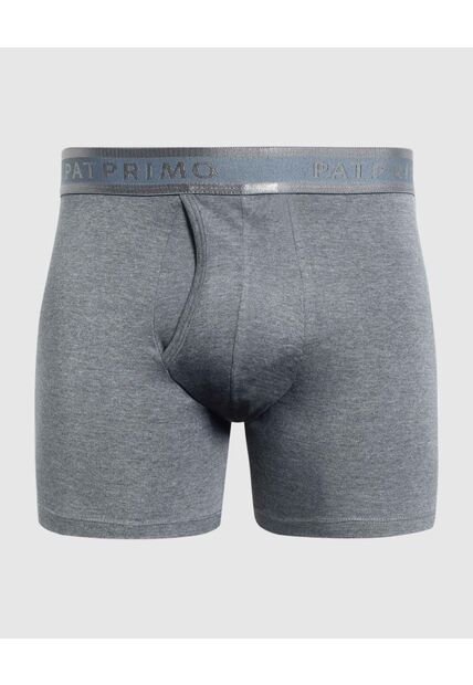 Bóxer Medio De Ajuste Anatómico  X1 Para Hombre Gris Patprimo