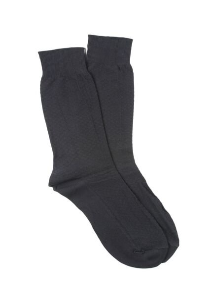 Medias Para Hombre Caña Larga Color Azul Oscuro Marca Patprimo #44980005