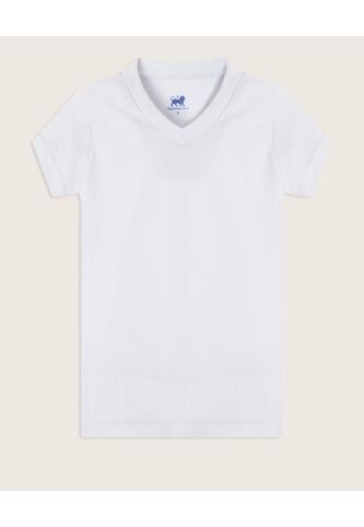 Camiseta  Niño Interior M/C Lisa C/V Color Blanco Marca Patprimo #64020001 Patprimo