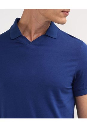 Polo Para Hombre Cuello Tejido Sin Bolsillo Color Azul  Marca Patprimo #44112557