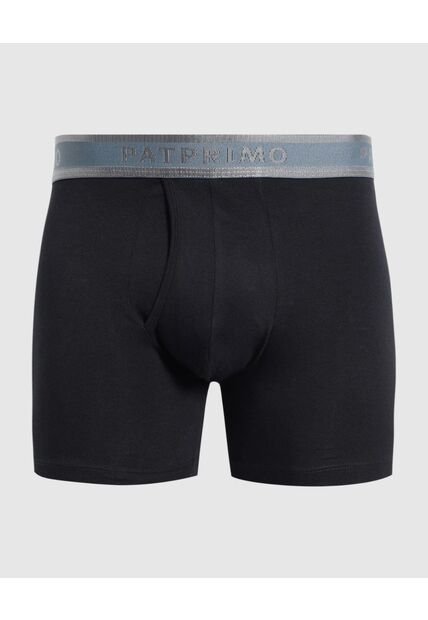 Bóxer Medio De Ajuste Anatómico  X1 Para Hombre Negro Patprimo