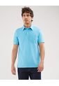 Polo Para Hombre Cuello Maquina Con Bolsillo Color Aguamarina Marca Patprimo #44111091 de Patprimo