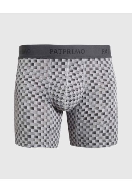 Bóxer Medio Con Estampado  X1 Para Hombre Gris Patprimo