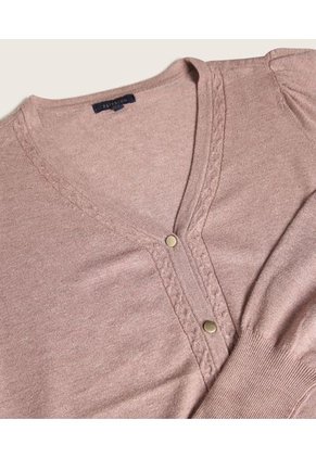 Saco Cuello V Mujer Patprimo Beige 30330503-8475