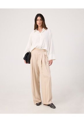 Camisa Para Mujer Manga Larga Color Blanco Marca Patprimo #30010724