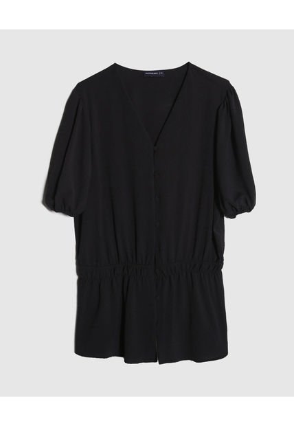 Blusa Para Mujer Manga Corta Color Negro Marca Patprimo #14121346