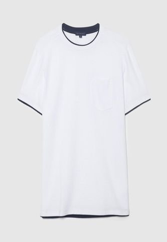 Camiseta Manga Corta Hombre Patprimo Blanco 44090853-10215 Patprimo