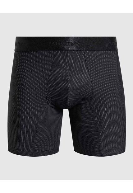 Bóxer Medio Con Micropuntos  X1 Para Hombre Negro Patprimo