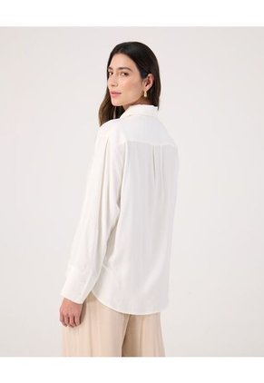 Camisa Para Mujer Manga Larga Color Blanco Marca Patprimo #30010724