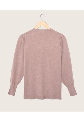 Saco Cuello V Mujer Patprimo Beige 30330503-8475