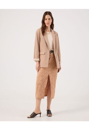 Blazer Para Mujer Color Beige Marca Patprimo #30400144