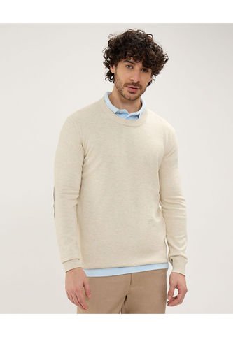 Saco Para Hombre Cuello Redondo Color Beige Marca Patprimo #44330215 Patprimo