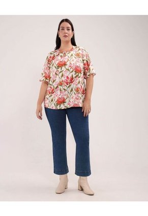 Blusa Para Mujer Manga Corta Color Rosado Marca Patprimo #14121345