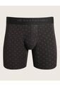 Bóxer Medio Estampado Miniprint En Algodón  X1 Para Hombre Negro Patprimo de Patprimo