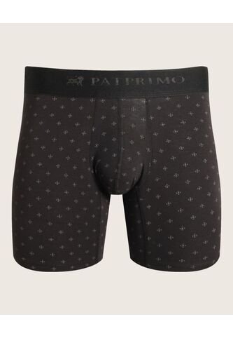 Bóxer Medio Estampado Miniprint En Algodón  X1 Para Hombre Negro Patprimo Patprimo