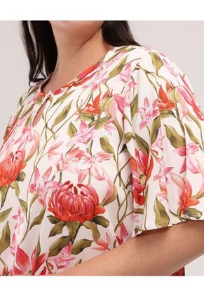 Blusa Para Mujer Manga Corta Color Rosado Marca Patprimo #14121345