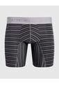 Bóxer Con Diseño De Franjas  X1 Para Hombre Gris Patprimo de Patprimo