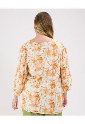 Blusa Para Mujer Manga Corta Color Naranja Marca Patprimo #14121359