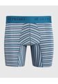 Bóxer Con Diseño De Franjas  X1 Para Hombre Azul Patprimo de Patprimo
