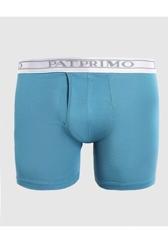 Boxer  Con Bragueta Funcional  X1 Para Hombre Azul Patprimo Patprimo