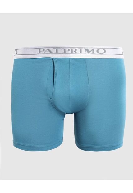 Boxer  Con Bragueta Funcional  X1 Para Hombre Azul Patprimo