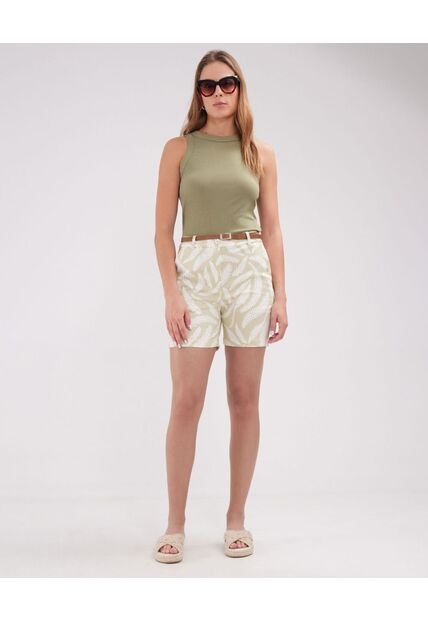 Bermuda Para Mujer  Color Beige Marca Patprimo #30100357