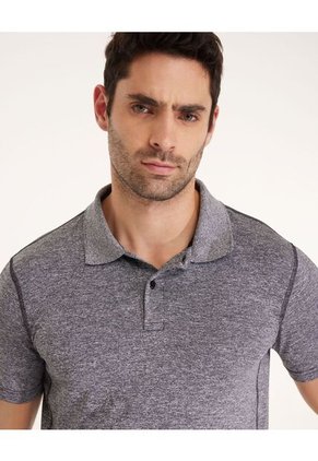 Polo Para Hombre Cuello Tejido Sin Bolsillo Color Gris Oscuro Marca Patprimo #44112374