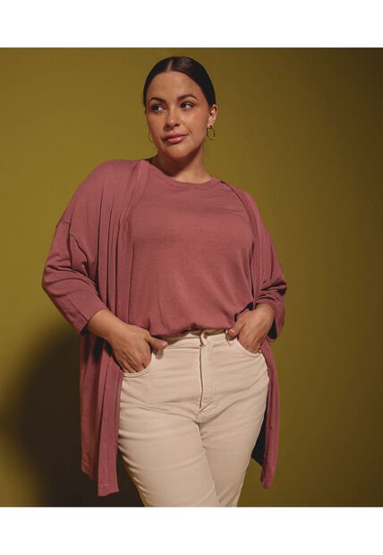 Saco Para Mujer Cuello Redondo Color Rosado Marca Patprimo #14330212