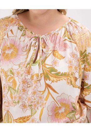 Blusa Para Mujer Manga 3/4 Color Naranja Marca Patprimo #14121364