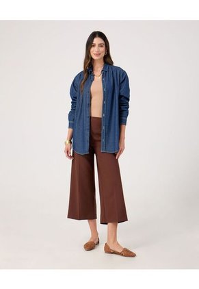 Pantalón Para Mujer Moda Color Café Marca Patprimo #30072049