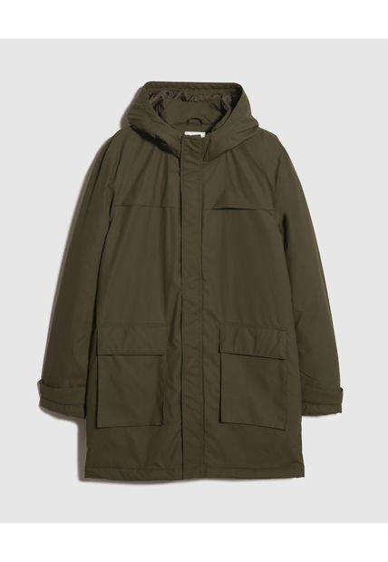 Chaqueta Para Hombre Parka Color Verde Oscuro Marca Patprimo #44080302